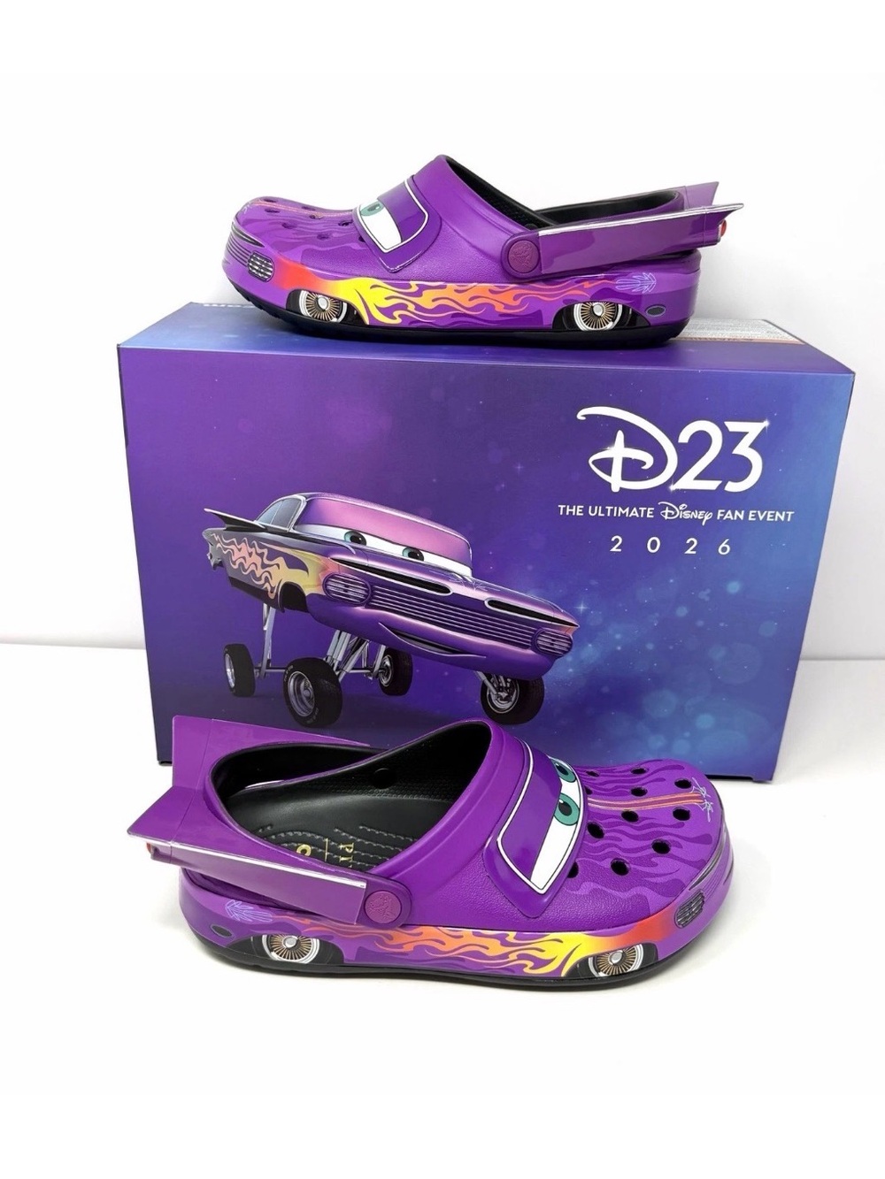 2026 Disney D23 Exclusive Cars Ramone Limited Edition Light up Clogs M/8 W/10
